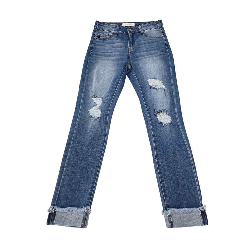 KanCan High Rise Skinny Jeans Light Wash Stretch Denim KC7299M Size 7 27